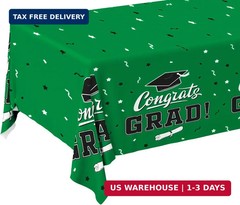 Gatherfun Graduation Party Decorations, Gongrats Grad Tablecover for Graduation