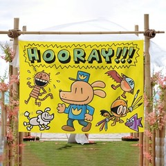Dogman Birthday Party Banner Gift, Dog Man Party Supplies, Kids Birthday Gift