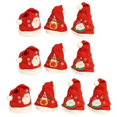 Delicate Christmas Hat Santa Hat Holiday Hat for Adult,Unisex Comfort Hat