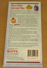 The KLUTZ Guide BIRTHDAY PARTIES FOR GIRLS games tips schedule themes plan