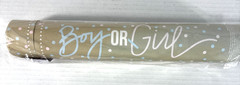 4-Mud Pie Boy Gender Reveal Confetti Poppers Blue Boy 1.5″ X 11.5″