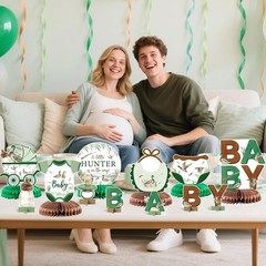 Duck Hunting Baby Shower Honeycomb Centerpieces – 12P Summer Mallard Duck Par…