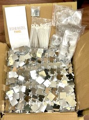 24 Square SILVER Sequin Shimmer Wall Backdrop Panels for Party Decor – NIOB