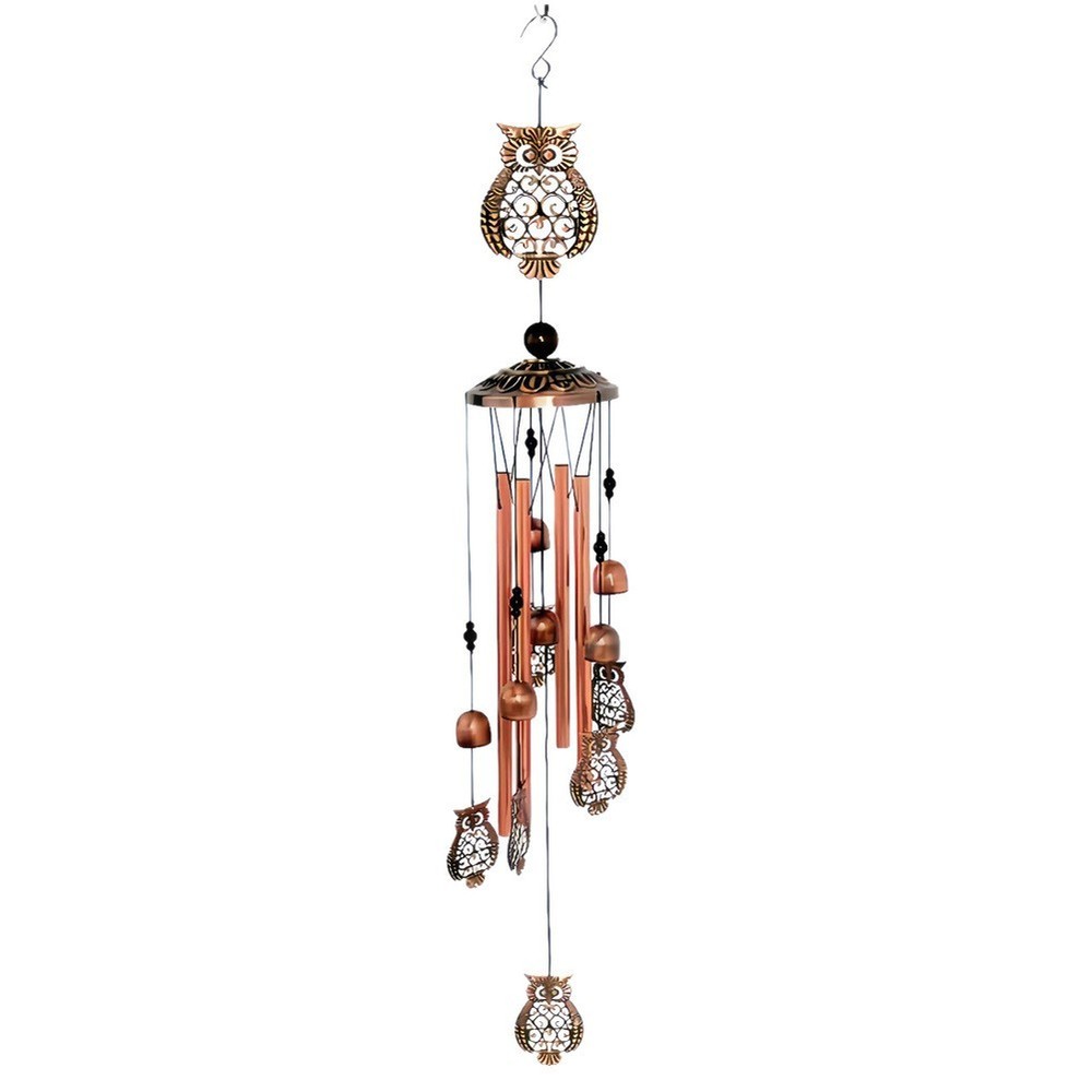 Elegant Owl Wind Chimes for Calming For Outdoor and Indoor Environments