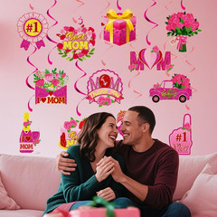26Pcs Mother’S Day Decorations, Mother’S Day Decor Includes Glitter Happy Mother