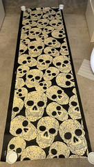 Sugar Skull Flocked Heavy Paper Banner 30″ by 102″