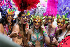 56-Piece Mardi Gras Mask Set: Carnival Party Decorations and Favors