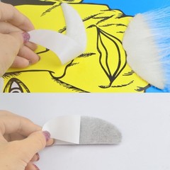 7 Sets Fake Beards with Eyebrows Funny False Mustache Stick on Fake Whiskers …