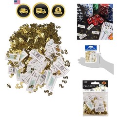 Casino Confetti Money Theme Party Supplies Decoration Fetti