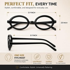 6 Pack Wizard Wands with 6 Round Wizard Glasses – Plastic Costume for -Themed…