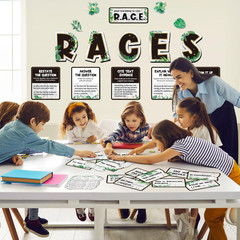 49 Pcs Races Writing Strategy Decorations Eucalyptus Cutouts with Sentence Begin