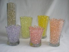 Water storing beads ,jelly crystal water pearls, hydro gel water beads-35 colors