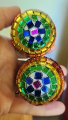 Rainbow Mini Disco Ball PRIDE Christmas Ornament or Rear View Mirror – Set of 2