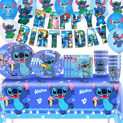 61 Pcs for Stitch Party Supplies Birthday Party Supplies and Decorations Set – I