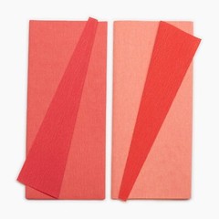 Double Sided Crepe Paper Roll Strawberry Tulip Pink 6.7 Sq Ft Decorations