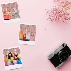 Rose Gold Foil Fringe Curtain Backdrop (2 Pack) – 9.8 x 3.3 ft Photo Booth Backd