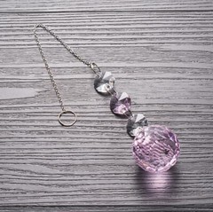 6Pcs/Set Crystal Ball Chandelier Drops Candlabras Wedding Decoration Party