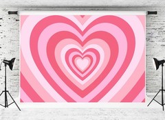 Photo Backdrop Background Banner 8 x 6ft Love Hearts Tapestry Wall Art