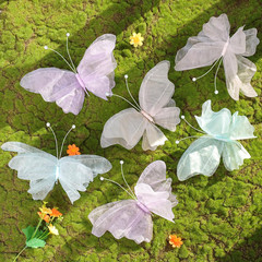 3D Hanging Butterfly Decorations, Butterfly Birthday Party Decorations, 6 Pcs Wa