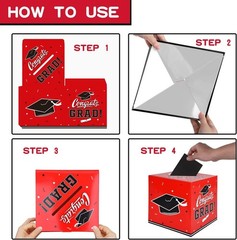 Beautiful Foldable Card Box for Graduation 2026 – Attract Guests with Style