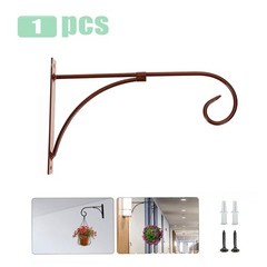 For Outdoor Hanging Basket Support for Concrete Posts Carbon Steel Black Copper