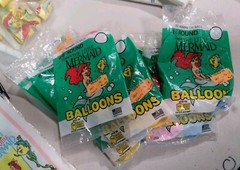 Disney The Little Mermaid Ariel Birthday Party Lot Bags Balloons Hats 30pc MIB