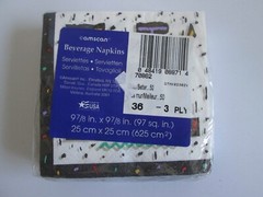 NEW Magnificence 50th Birthday Beverage Paper Napkins (36 Count) Amscan Square