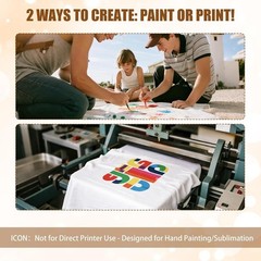 2×6 ft Customizable Banner – White 100D Polyester for Indoor/Outdoor Use