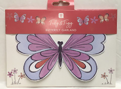 Tilly & Tigg Butterfly Garland 3.5 M New in box by Talking Tables