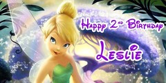 Birthday banner Personalized 6ft x 3 ft Tinkerbell