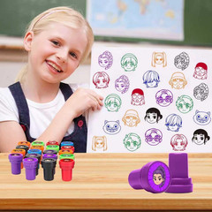 24Pcs for Demon Hunters Themed Stampers – Perfect Kpop Birthday Party Supplies &