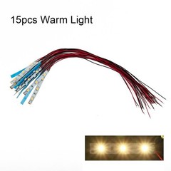 15Pcs For Pre Wired White Strip Led 3528 For SMD LED Light Flexible 12V~18V New