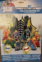 Justice League Centerpiece Birthday Party Supplies Table Decorations