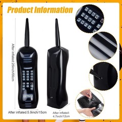 Retro Inflatable Boombox & Cell Phone Props – Ideal for Halloween & Photo Booths