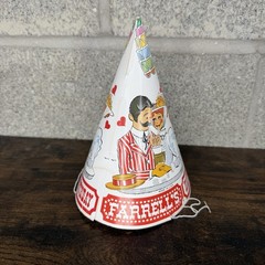 Farrells Ice Cream Parlor Kids Birthday Party Hat Vintage Zoo Party Hat 1970s