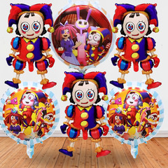 6 Amazon Clown balloon party happy birthday supplies decoration theme happy foil