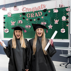 Pink Graduation Decorations 2026, Pink Graduation Party Decorations