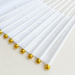 25 Pack Solid White Blank Flag Small Mini Plain White DIY Flags On Stick, Par…