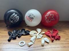 Stranger Things Birthday Party Decoration Set Banner Cake Topper Balloons Swirls