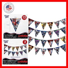 Officially Licensed Transformers Birthday Banner Pennants 2 Pack – Transforme…