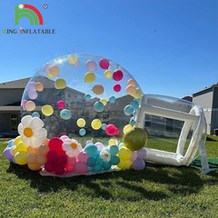 13FT Inflatable Bubble House Balloon Dome Bubble Tent Outdoor For Birthday Party
