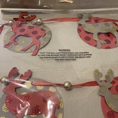 Reindeer Bunting – Festive Christmas Decoration – 1.5m
