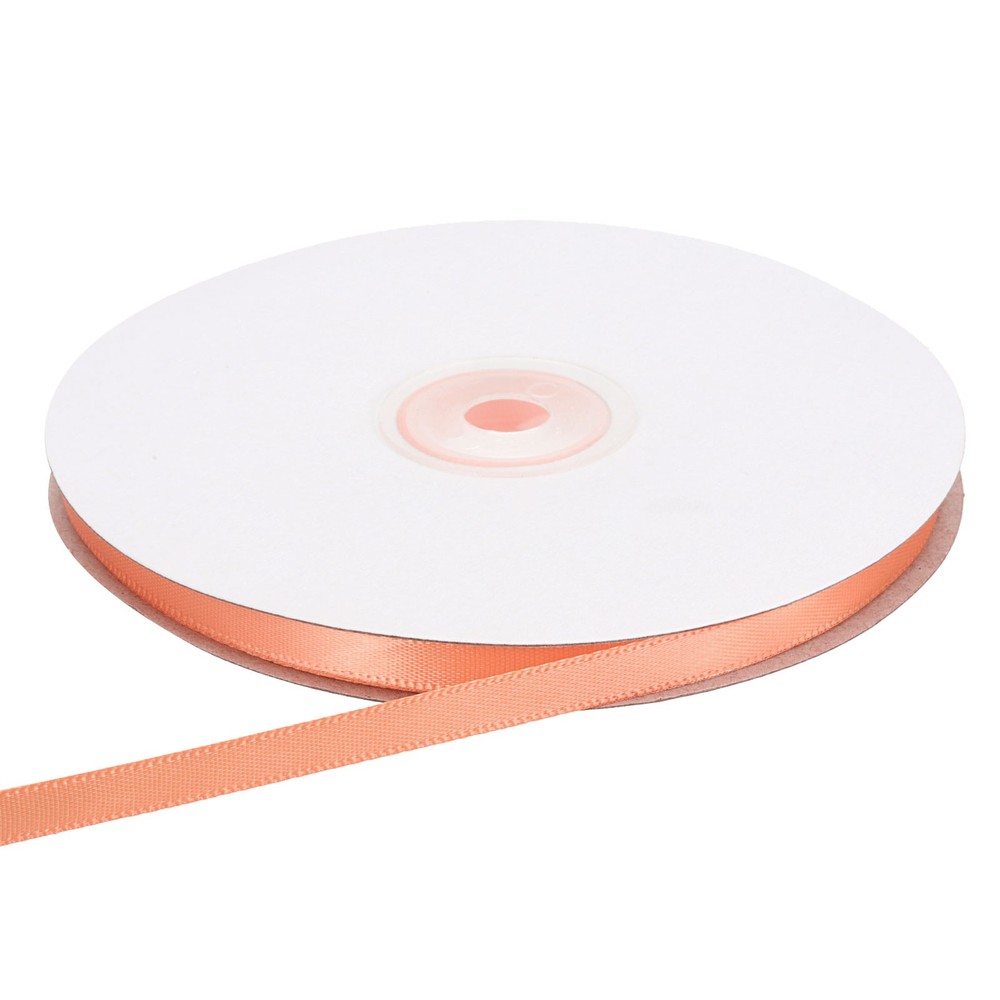 1/4 Inches x 50 Yards Satin Ribbon Roll Gift Wrapping Ribbon, Rose Gold