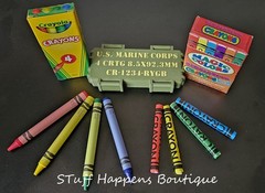 Marine Corps Tactical Ration Box – 3D Printed Box w/ Crayons OR Gum