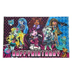 Monster High G1 Dolls and Pets Happy Birthday Banner Back Drop 50×31 See Pics