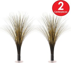 Plastic Metallic Black And Gold Spray Centerpieces For Happy NewYear Decorations