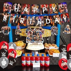 Wrestling Birthday Decorations,Wrestling Boxing Match Party Supplies Include …