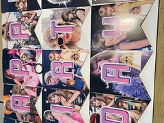 Taylor Swift Happy Birthday Party Supplies with Backdrop Banner Cupcake Topper