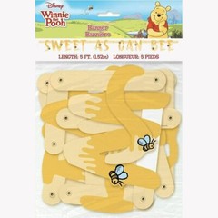 Winnie The Pooh Sweet As Can Bee Jointed 5 Ft Banner Birthday Shower