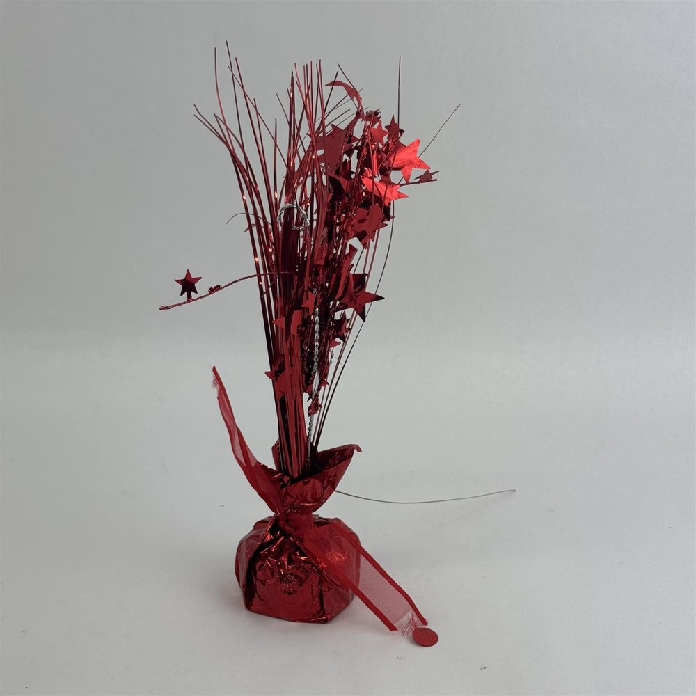 Metallic Red Balloon Weight Centerpiece Party Table Decoration